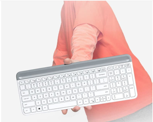 MK470 Slim <strong>Wireless</strong> <strong>Keyboard</strong> and <strong>Mouse</strong> <strong>Combo</strong> Ultra-slim Compact Quiet <strong>Wireless</strong> Gaming <strong>Keyboard</strong> and <strong>Mouse</strong> - Product Image 6