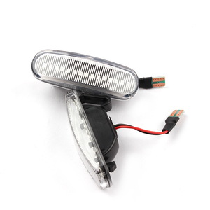ADT dinamik füme Led dinamik yan işaretleyici dönüş sinyal ışığı flaşör lamba göstergesi A3 8L A4 B5 LED yan sinyal lambası Amber - Product Image 4