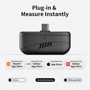 Мини-алкотестер для смартфона | Портативный алкотестер с функцией Plug-and-Play | Детектор алкоголя USB-C/Lightning - Product Image 5