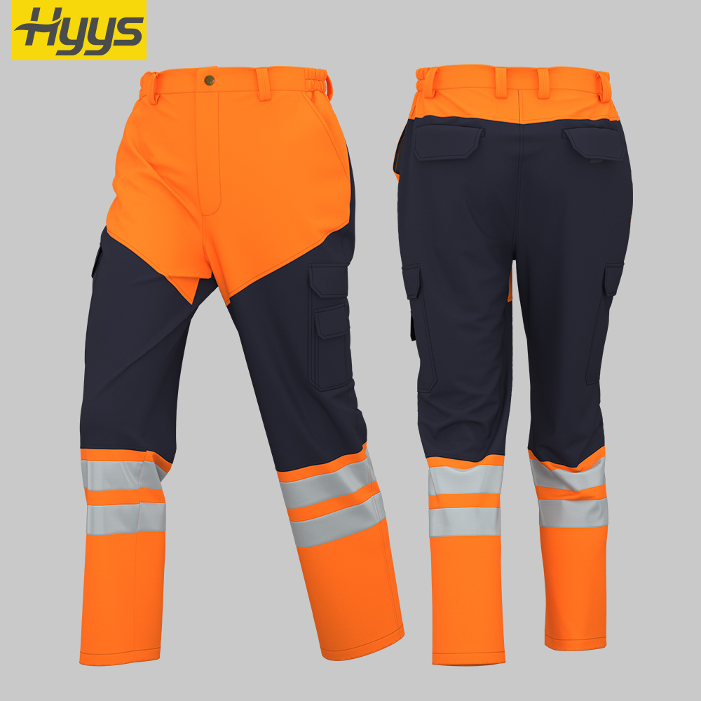 Pantalones naranja fluorescente