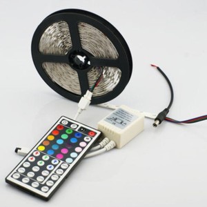 5M 5050 Smd Rgb Ha Condotto La Striscia Set Completo Impermeabile, ha Condotto La Luce di Striscia con 44 Keys Ha Condotto Il Regolatore E di Alimentazione - Product Image 2