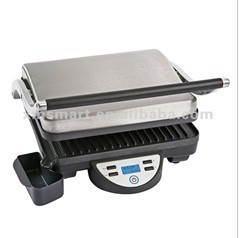 4 Slice Panini Press Panini Grill Burger Maker <strong>with</strong> Accurate <strong>Digital</strong> Temperature&amp;<strong>timer</strong> Control <strong>with</strong> <strong>Large</strong> <strong>LCD</strong> <strong>Display</strong> - Product Image 2