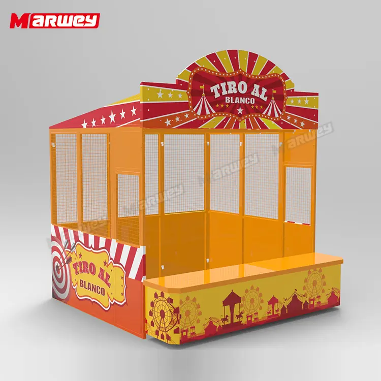 Venta caliente al aire libre tiro con arco etiqueta tiro al blanco carnaval juego cabina Popular interior Diy carnaval juegos para adultos