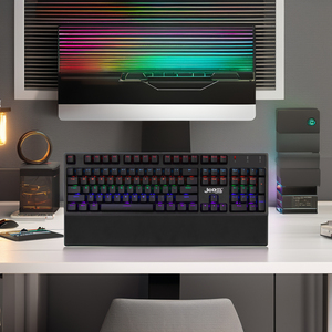 RGB beleuchtete universelle Office-Gaming-Office-Tastatur Switch-Spiel profession elle Tastatur Mechanische numerische Tastatur verkabelt - Product Image 5