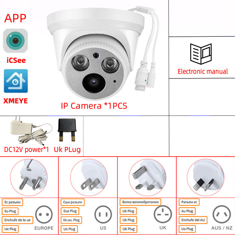 Camera + UK plug