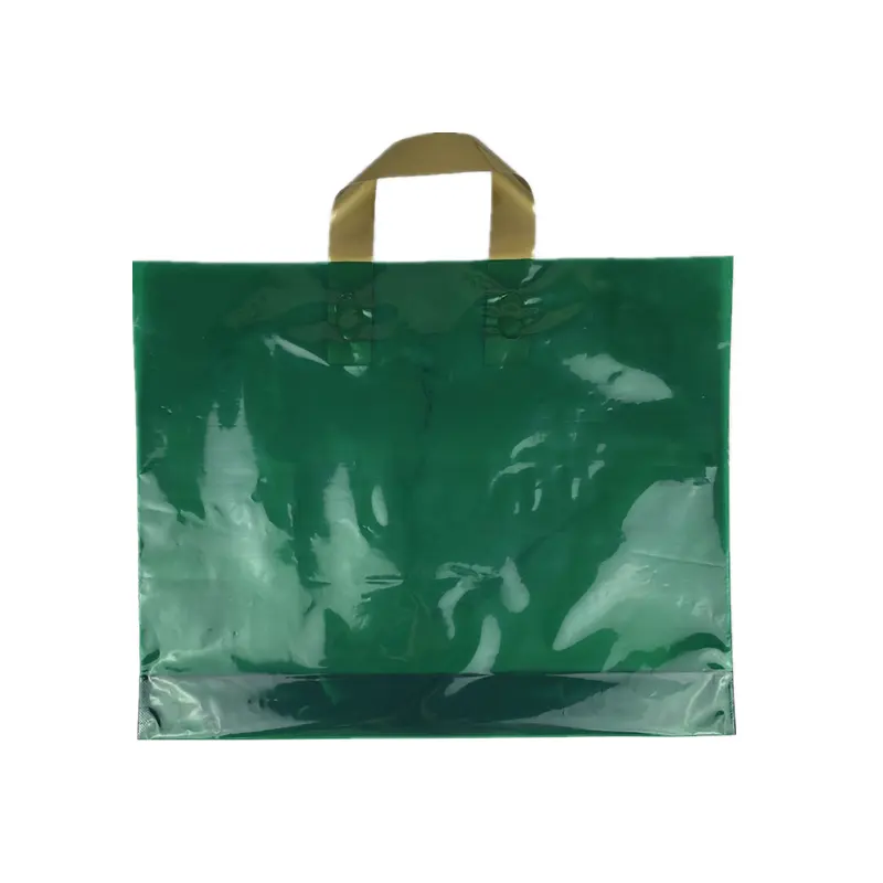 Yiwu Fábrica Atacado Plastic Gift Bag Custom Printing Clothing Store Tote Bag Espessado die-cut Gift Shopping Bag