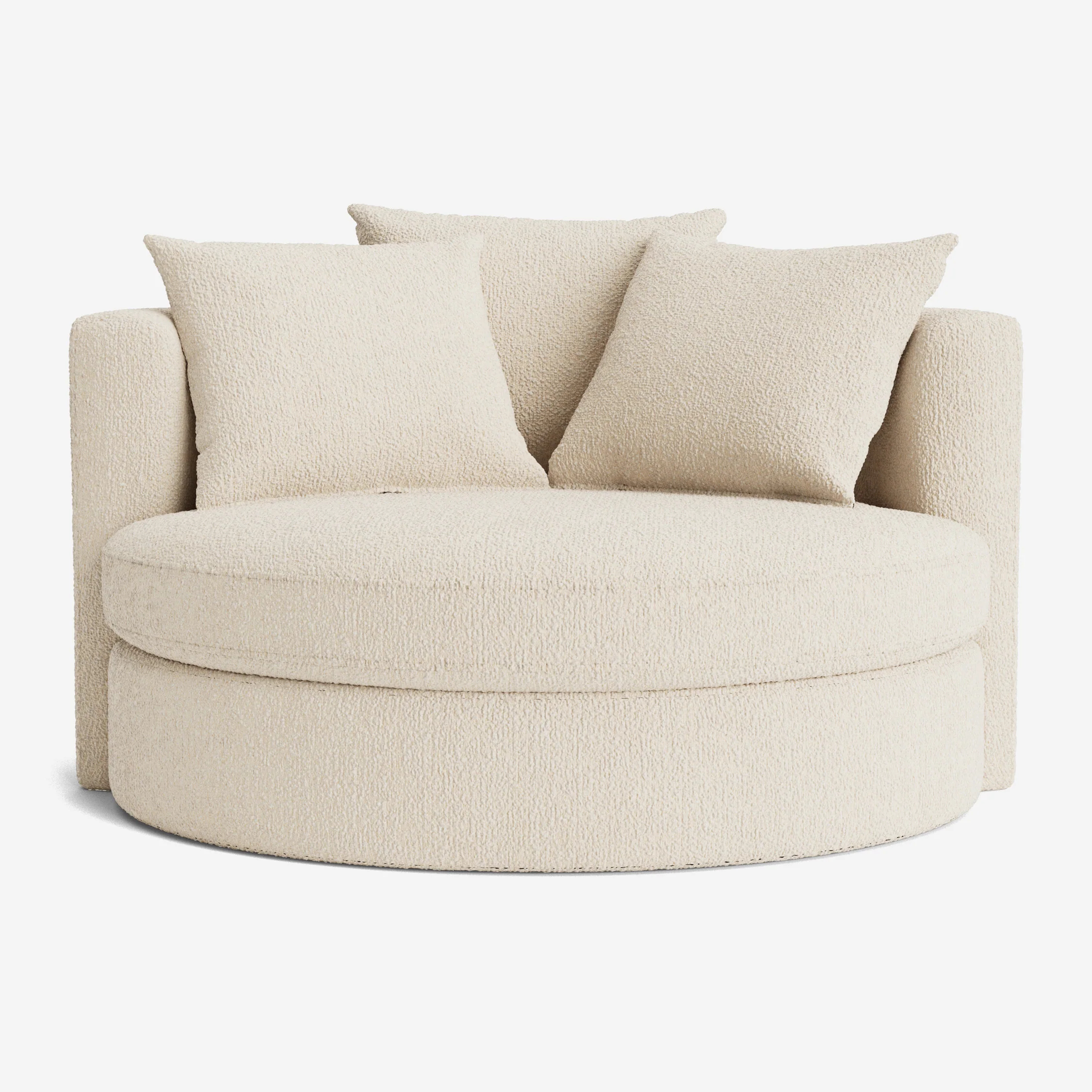 Ivory Modern Boucle