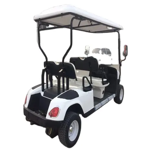 TongCai nouveau 4 places 48V batterie au lithium cadre en aluminium chariot de golf électrique à quatre roues personnalisé de haute qualité