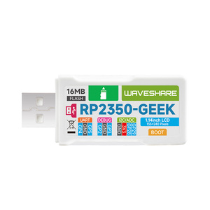 RP2350-GEEK çift çekirdekli mikrodenetleyici geliştirme kurulu USB seri Port hata ayıklama indirici ahududu Pi kiti