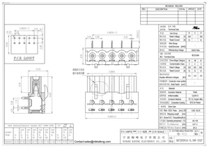 Bloques de terminales de PCB 2EDGA 5,0/5,08 Phoenix ICV 2,5 bloques de terminales enchufables de contacto 90 grados Pin header - Product Image 3