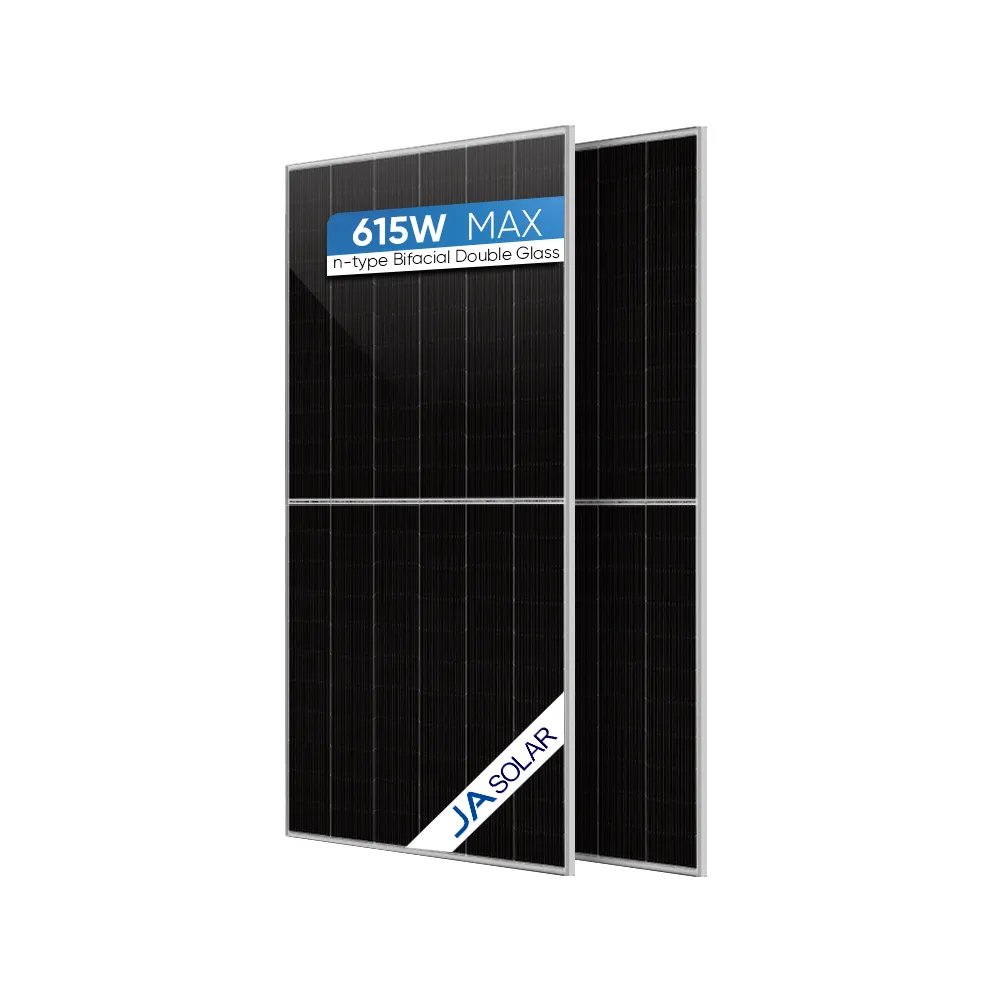 Mono Zonnecellen Ja Zonnepaneel Zonnepanelen Jam72d40 Lb 575W 580W 585W 590W 595W 600W N-Type Tweezijdig Glas Zonnepanelen