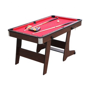 Kích Thước Nhỏ Có Thể Gập Lại Billiard Bảng Nhà Máy Giá 6FT Gấp Đi Snooker Bảng Với Bánh Xe Pool Bảng - Product Image 5