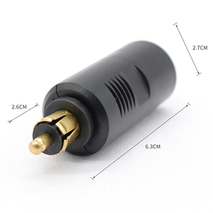 Isqueiro conversor adaptador, 12-24v tomada ue para isqueiro de cigarro, carro, motocicleta, barco, caminhões, caravanas