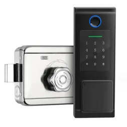 Yeni akıllı ev sistemi Wifi kilit yüksek çözünürlüklü parmak izi kapı kilit uzaktan kontrollü kapı kilidi - Product Image 4