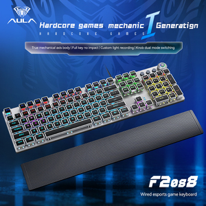 Custom Wired with Magnetic Palm <strong>Rest</strong> <strong>Programming</strong> LED Backlight Keyboard Gaming Mechanical Keyboard