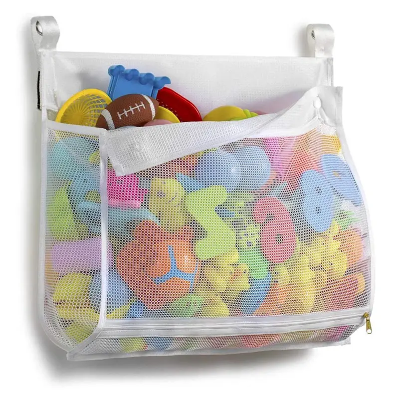 Depolama duvar banyo banyo bebek asılı örgü çanta oyuncak cep düzenleyici