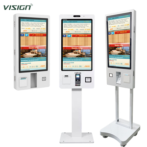 विसाइन रेस्तरां स्व-ऑर्डर कियोस्क 21.5/24/27 इंच टच स्क्रीन पोस सिस्टम बिल भुगतान क्यूआर कोड एनएफसी रसीद प्रिंटर - Product Image 6
