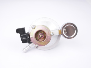 工厂供应带仪表的低LPG气体压力调节器，气体安全装置调节器 - Product Image 2