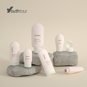 EL <strong>Wholesale</strong> Cosmetic Packaging 30ml 60ml 120ml 200ml Custom Plastic Lotion <strong>Bottle</strong> for Facial Cleanser and Sunscreen <strong>Makeup</strong> Base - Product Image 3