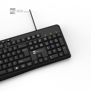 Customizable Multiple Language Versions Ergonomic Office <strong>Computer</strong> Wired <strong>Keyboard</strong> with 9 Multimedia <strong>Keys</strong> - Product Image 5