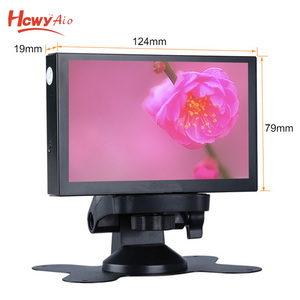 Tamaño pequeño 5 "7" 8 "LCD Monitor VGA BNC AV Entrada Metal Frame CCTV Monitor - Product Image 4