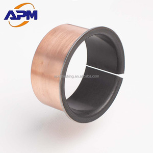แบริ่งประกอบธรรมดาโลหะ/PTFE พร้อมแผ่นรองเหล็ก1010DU PAP1010P10 EGB1010-E40 PG101210F PCM101210E - Product Image 4
