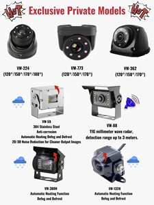 1080P AHD圆顶摄像机倒车安全闭路电视汽车IP68停车传感器倒车摄像头车辆辅助 - Product Image 6
