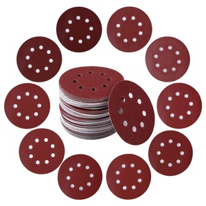 OEM 5 inç 8 delik zımpara aşındırıcı disk zımpara disk parlatma taşlama diski ağaç İşleme için - Product Image 1