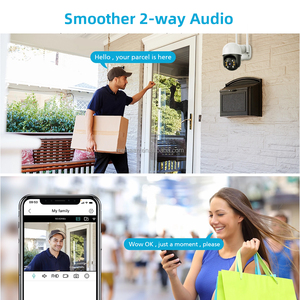 OEM Wireless Smart Home <strong>IPC</strong> Outdoor Security ICSee 5MP HD WiFi Surveillance CCTV IP PTZ Network <strong>Camera</strong> - Product Image 3