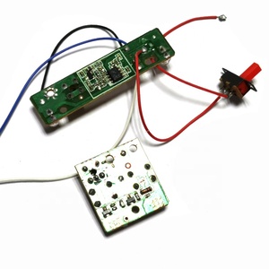 แผงวงจรควบคุมระยะไกล2ช่องสัญญาณสำหรับรถยนต์ PCBA Tx และ RX PCB แผงวงจรอิเล็กทรอนิกส์รถยนต์ของเล่น RC พร้อมไฟ LED - Product Image 1