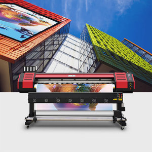Grande formato eco solvente unidirezionale pellicola di visione adesivo in vinile flex banner stampante macchina da stampa 1.6m 1.8m plotter da taglio - Product Image 5