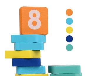 儿童3D木制拼图板大小班手指算术教具幼儿园数学运算