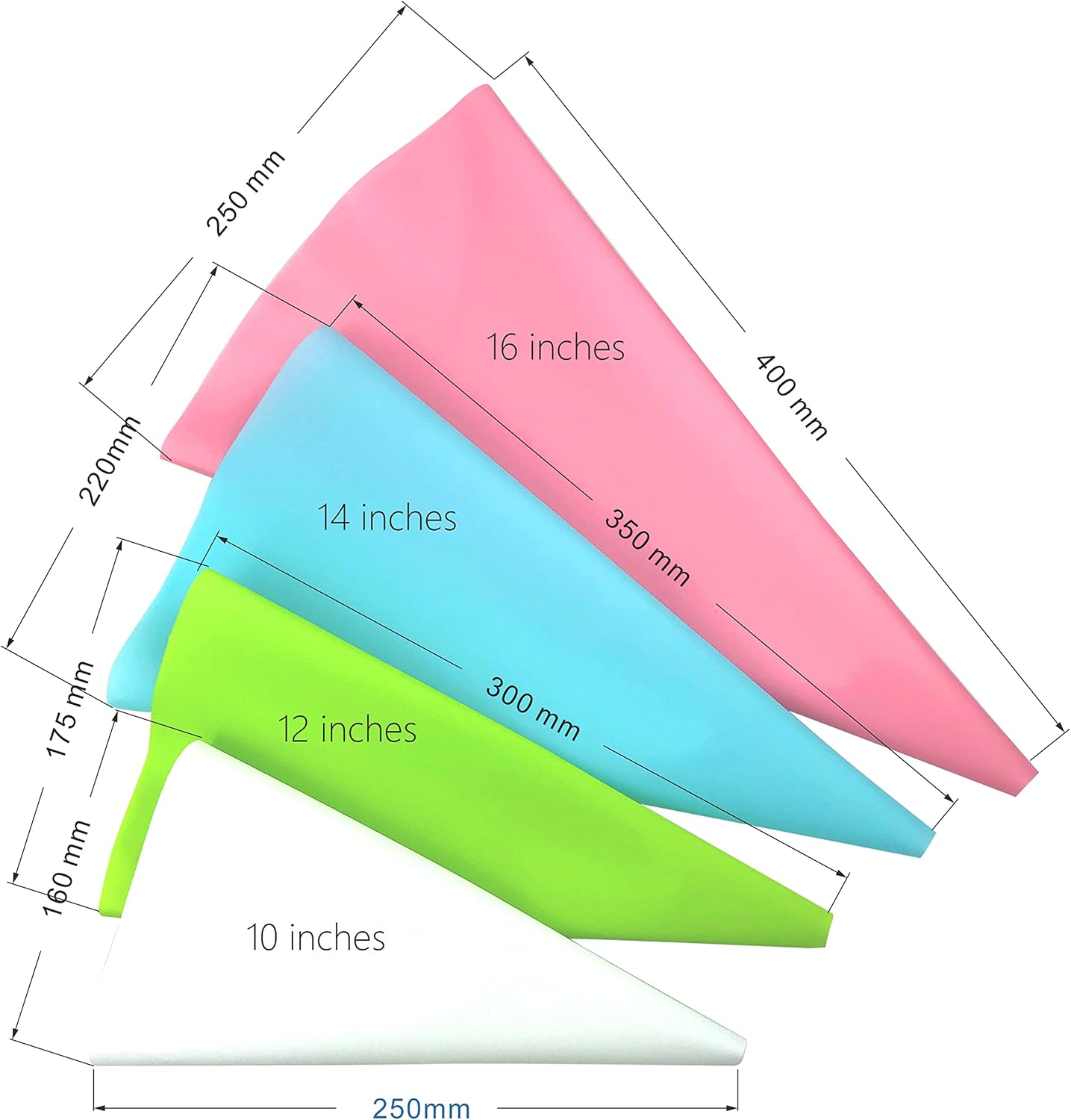 Sac de glaçage de 14 pouces 20pcs
