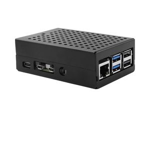 Caja de malla metálica de aleación de aluminio duradera con ventilador de refrigeración Compatible con Raspberry Pi 5 4GB 8GB-Módulos y kits electrónicos - Product Image 1