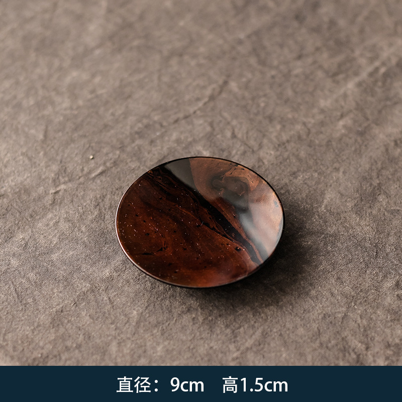 Lacquer Coaster with Bakelite Base - Single Drift