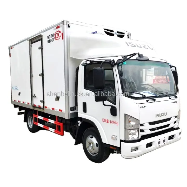 1suzu 4x2 Mobile Freezer Van frigorifero Cargo Truck camion gelato camion refrigerati congelati in vendita