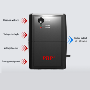 PBP 1000VA 500瓦离网正弦波计算机不间断电源系统600VA 360瓦迷你线路交互式备用铅酸电池 - Product Image 3