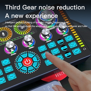 Hot Popular Q7 Live Sound Card Professional DSP Multi Function Live Streaming <strong>Recording</strong> Audio Mixer Audio Sound Card Mixer - Product Image 5