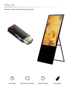 Gemdragon Siêu Mỏng Tầng Thường Vụ 43Inch LCD Máy Nghe Nhạc Quảng Cáo Kỹ Thuật Số Cầm Tay Sigmage Với Internet HD Hiển Thị - Product Image 2