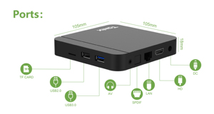 Amlogic W2-A Amlogic S905W2 akıllı TV kutusu Android 11 çift Wifi 4k 2GB 16GB medya oynatıcı Set üstü kutu 4GB 4 4k android tv kutusu - Product Image 2