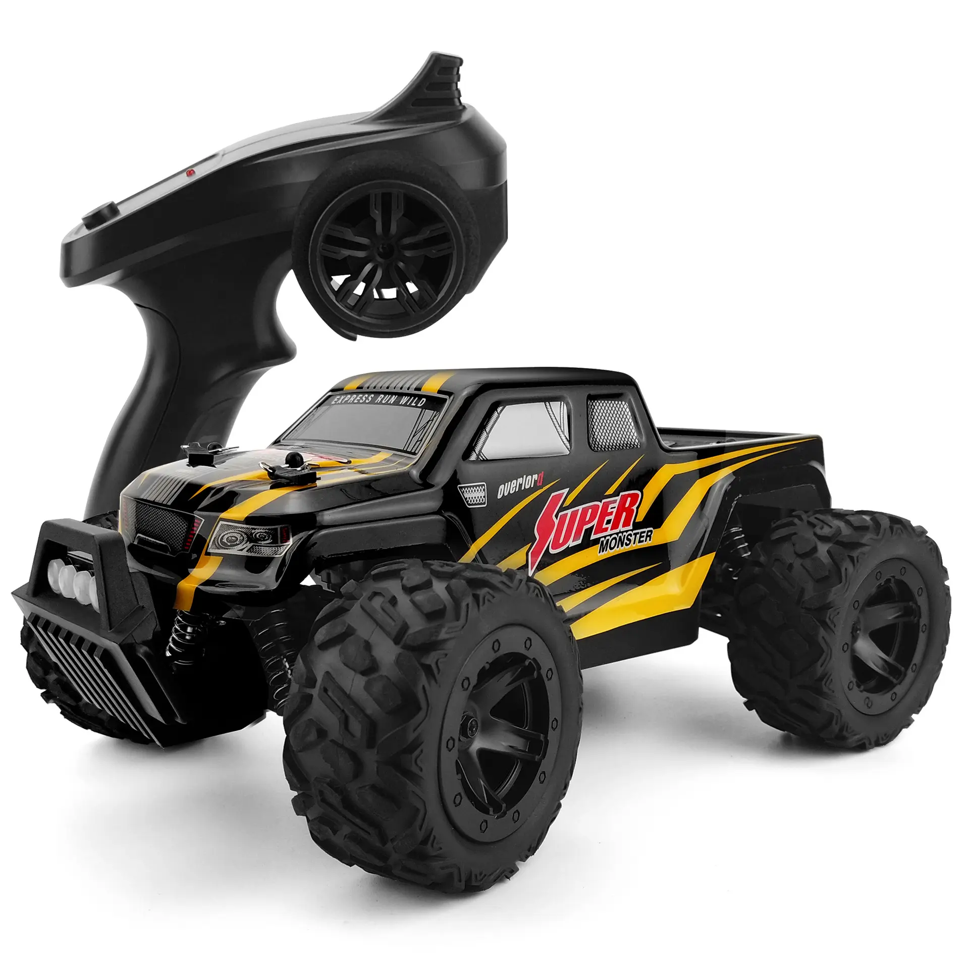 Offre Spéciale 2.4G 1/14 4CH RC voiture haute vitesse tout-terrain Monster Truck 4X4 Rc chenille véhicule télécommandé jouets pour cadeaux de noël