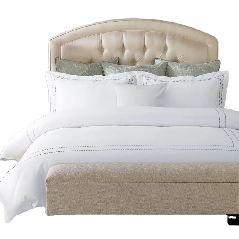 Jacquard edredon de dormir confortável, 4 unidades, quantidade 100%, material de algodão egípcio, roupas de cama