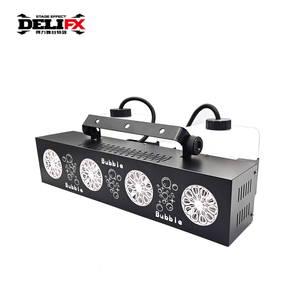 DELIFX Máquina de burbujas colgante de 4 cabezales con control remoto de alto rendimiento y control DMX Dispositivo de burbujas colgante ultraeficiente para uso en eventos - Product Image 3