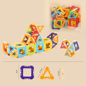 Đầy Màu Sắc Nhựa Xây Dựng Khối Trẻ Em Tự Làm Thông Minh Đồ Chơi Thiết Lập Sáng Tạo Xây Dựng Khối Gạch Đồ Chơi - Product Image 6