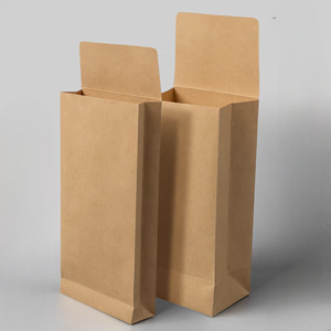 Tùy chỉnh kinh doanh treo phong bì bao bì với cửa sổ PVC Kraft nâu túi giấy hình dạng phong bì - Product Image 4