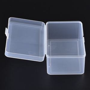 定制标志包装硬空透明盒容器可堆叠小塑料厨房储物工具箱 - Product Image 4