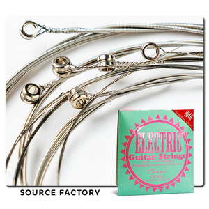 Source Factory Civin 6-<strong>Strings</strong> Set 9/42 Electric Guitar <strong>String</strong> Steel Wire for Guitars - Product Image 1