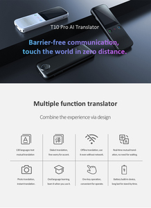 T10 Pro多言語オフライン翻訳、スマート音声翻訳デバイス、AI言語翻訳 - Product Image 6