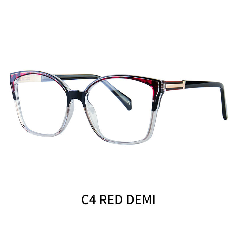 Écaille de tortue transparente rouge