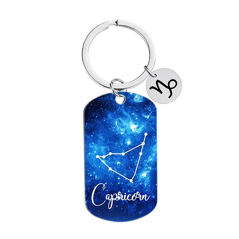 Porte-clés Capricorne argent